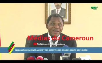 DÉCLARATION DU MINAT AU SUJET DES ACTIVITÉS DES ONG DES DROITS DE L’HOMME