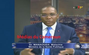 CRTV – Le Journal du 20H30 (Invité: Dr Manaouda Malachie, Ministre de la Santé) du 30/03/2020