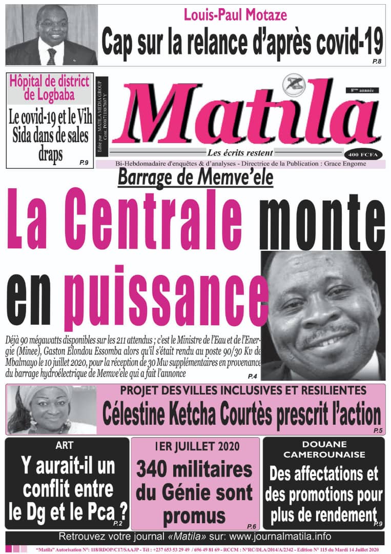 Revue De Presse Du Mardi 14 Juillet 2020 Médias Du Cameroun