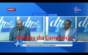 DROIT DE RÉPONSE DU DIMANCHE 16 AOÛT 2020 – ÉQUINOXE TV